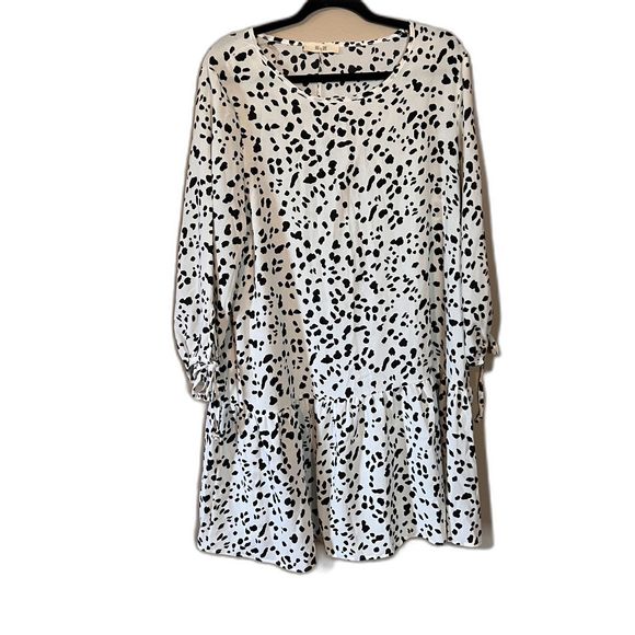 Jade by Jane "Loved By You" Leopard Mini Dress Large EUC - Picture 1 of 6